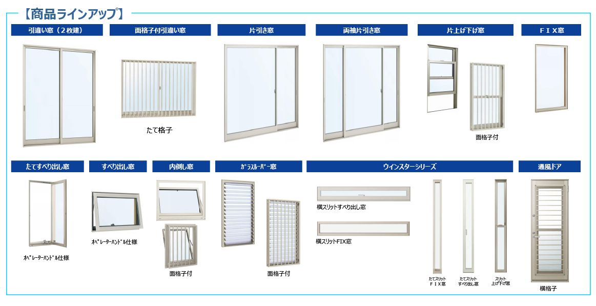 樹脂アングルサッシ フレミング