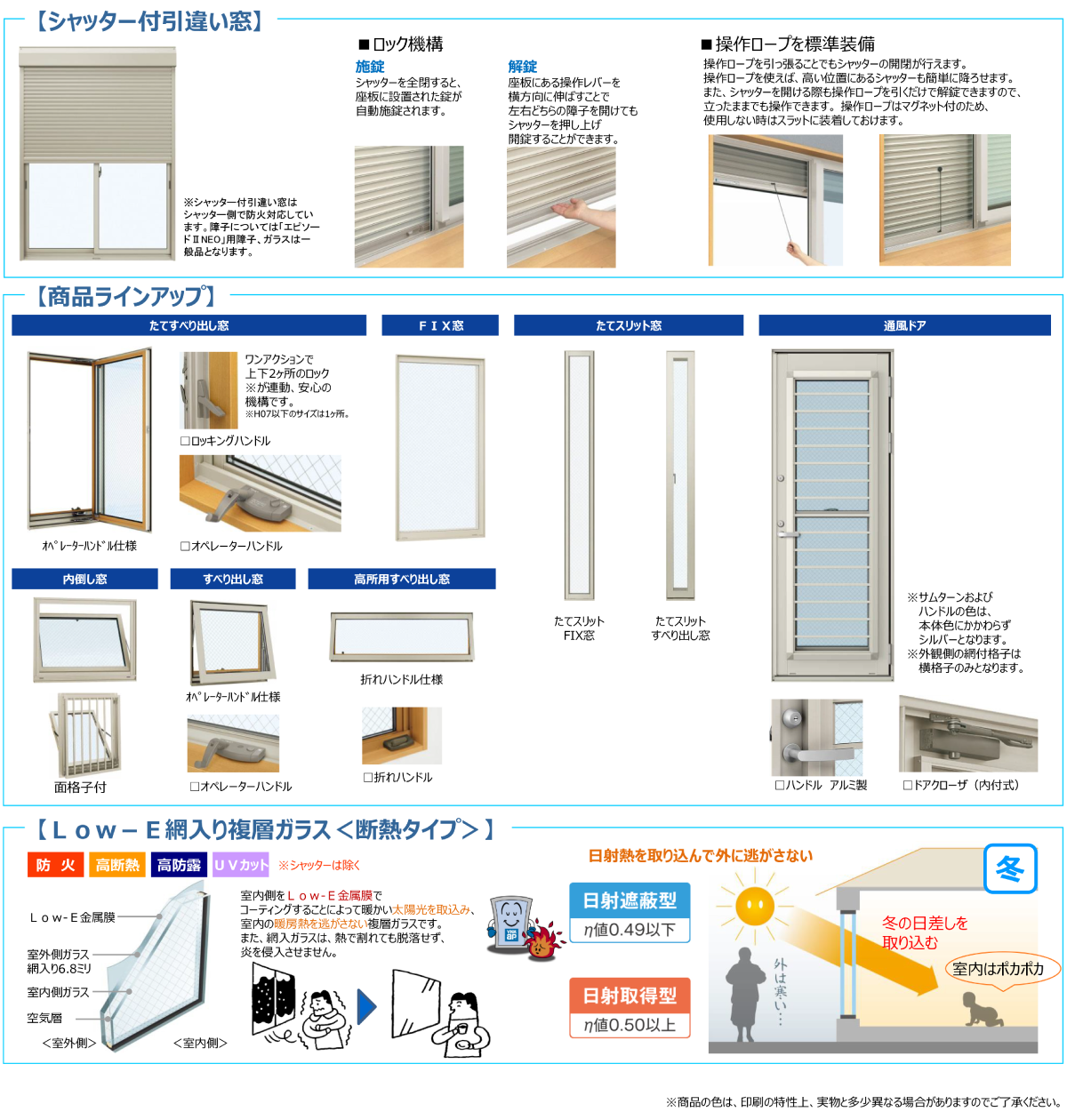 防火設備 アルミ樹脂複合窓 エピソードⅡ GNEO