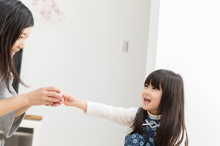 お子さまがのびのびと過ごすご新居に大満足